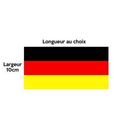 Stickers DRAPEAU ALLEMAND Hauteur 10cm