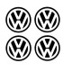 Stickers 4X CENTRE DE ROUE VW 90mm