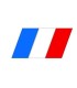 Stickers DRAPEAU FRANÇAIS 10 X 5cm