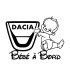 Stickers BÉBÉ A BORD DACIA