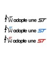Stickers Adopte une ST