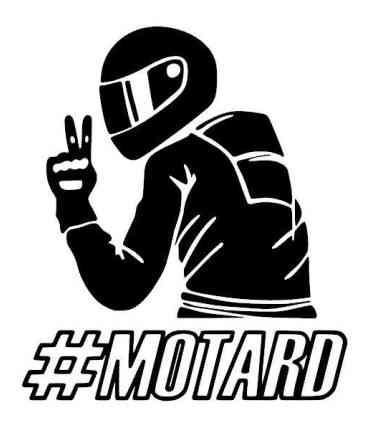 Sticker #MOTARD