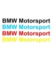 LETTRAGE PARE SOLEIL BMW MOTORSPORT