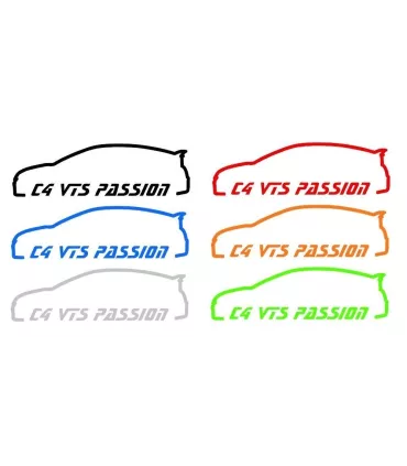 Stickers Groupe C4 VTS PASSION