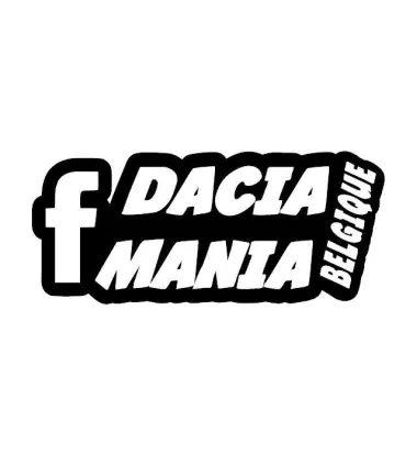 Stickers  Dacia Mania Belgique  "Unis"
