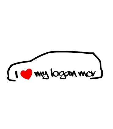 Stickers I LOVE MY LOGAN