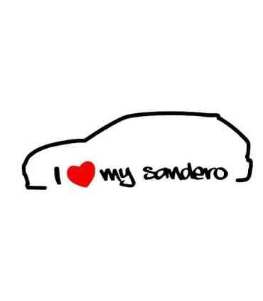 Stickers I LOVE MY SANDERO
