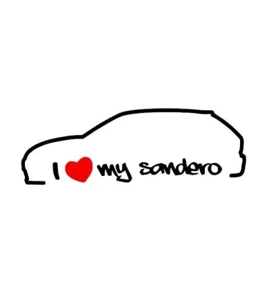 Stickers I LOVE MY SANDERO