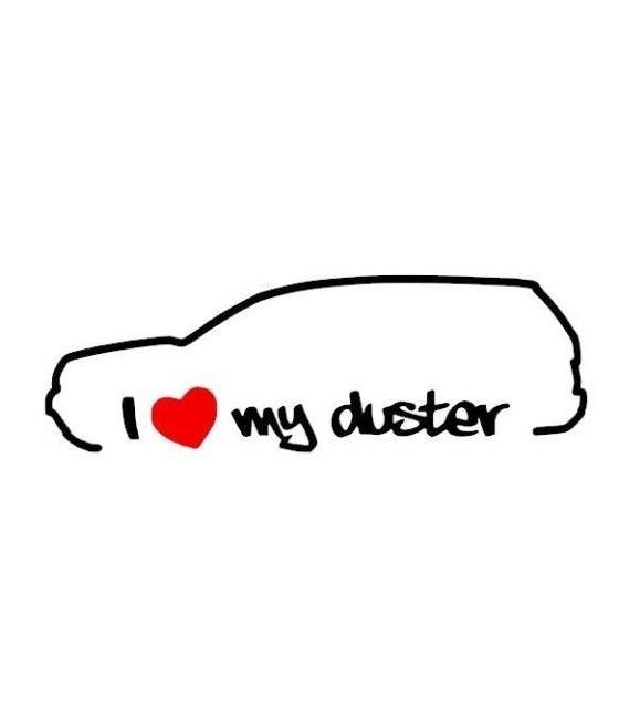 Stickers I LOVE MY DUSTER