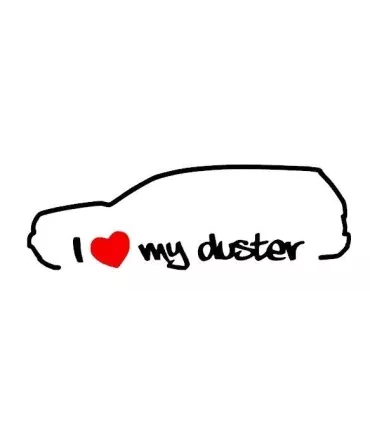 Stickers I LOVE MY DUSTER