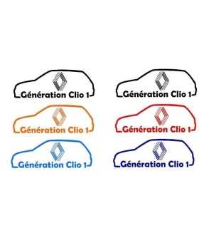 Stickers  Groupe Génération Clio 1