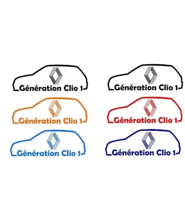 Stickers  Groupe Génération Clio 1