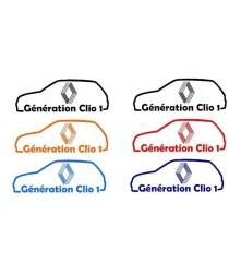 Stickers Groupe Génération Clio 1