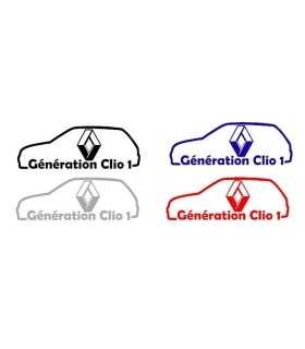Stickers  Groupe Génération Clio 1  Second logo