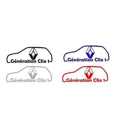 Stickers  Groupe Génération Clio 1  Second logo