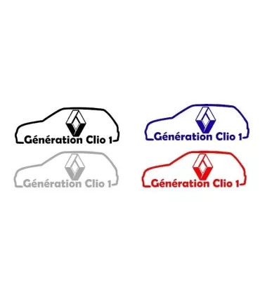 Stickers  Groupe Génération Clio 1  Second logo
