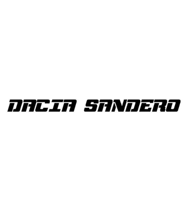 LETTRAGE  PARE SOLEIL DACIA SANDERO