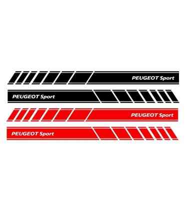 Stickers Bande latéral Peugeot Sport