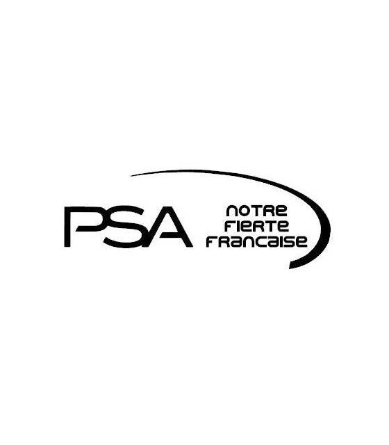 Stickers PSA Notre Fierté Française Mono couleur