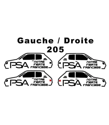 Stickers PSA Notre Fierté Française 205