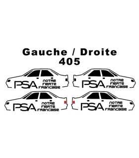 Stickers PSA Notre Fierté Française 405
