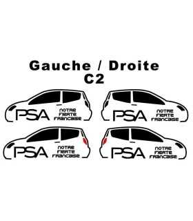 Stickers PSA Notre Fierté Française C2