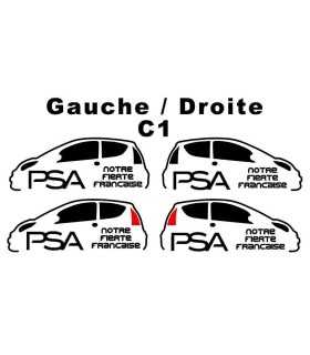 Stickers PSA Notre Fierté Française C1