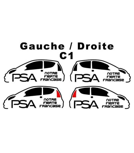 Stickers PSA Notre Fierté Française C1