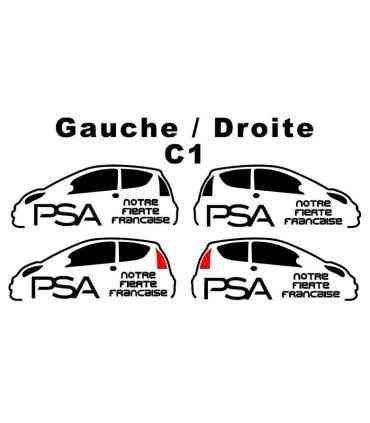 Stickers PSA Notre Fierté Française C1