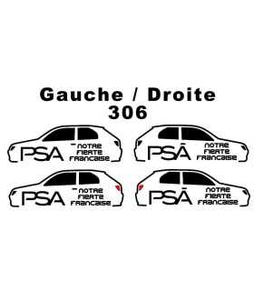 Stickers PSA Notre Fierté Française 306