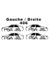 Stickers PSA Notre Fierté Française 406 Berline