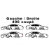 Stickers PSA Notre Fierté Française 406 Coupé