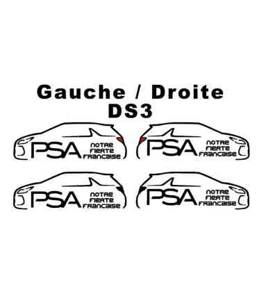 Stickers PSA Notre Fierté Française DS3