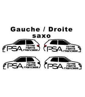 Stickers PSA Notre Fierté Française Saxo