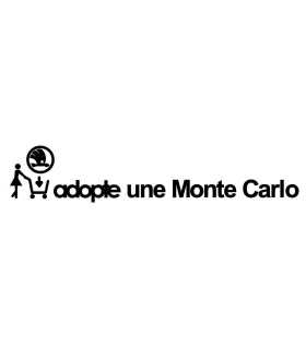 Stickers Adopte une Monte Carlo