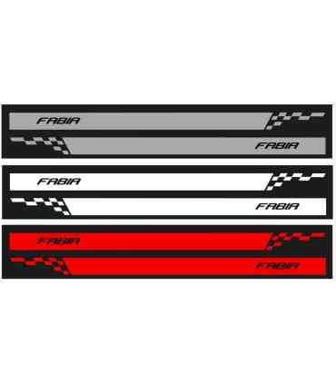 Stickers Bande latéral Skoda Fabia
