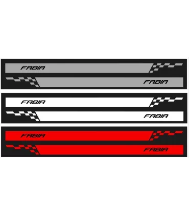 Stickers Bande latéral Skoda Fabia