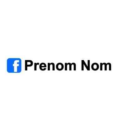 Lettrage Pilote X1 Facebook