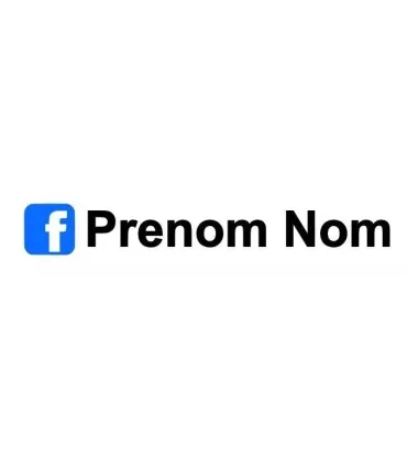 Lettrage Pilote X1 Facebook
