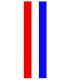 Stickers DRAPEAU FRANÇAIS Largeur 5cm