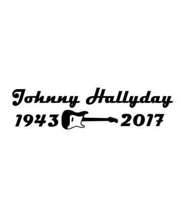 Stickers Hommage Johnny 