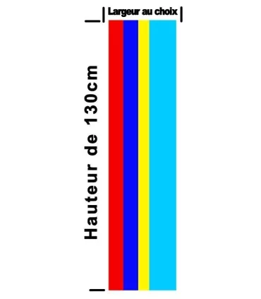 Stickers BANDE PTS Hauteur 130CM