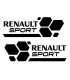 Paire de Stickers Renault Sport Style RS16