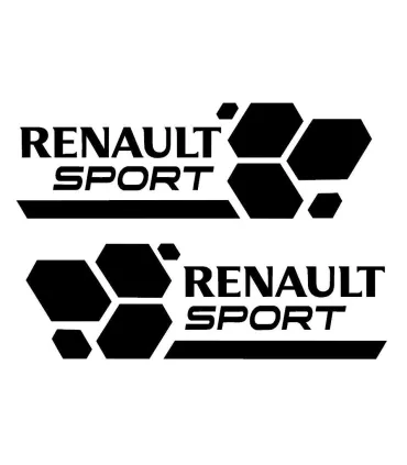 Paire de Stickers Renault Sport Style RS16