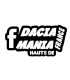Stickers  Dacia Mania Hauts de France "Unis"