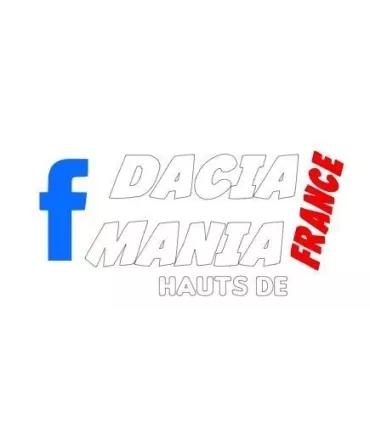 Stickers DACIA MANIA HAUTS DE FRANCE