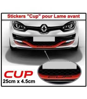Stickers  CUP pour lame Avant  Clio 4RS