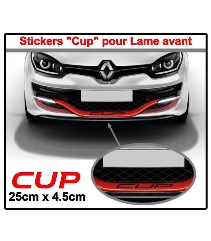 Stickers  CUP pour lame Avant  Clio 4RS