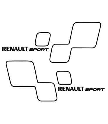 Stickers  RENAULT SPORT STYLE TROPHY MOYEN