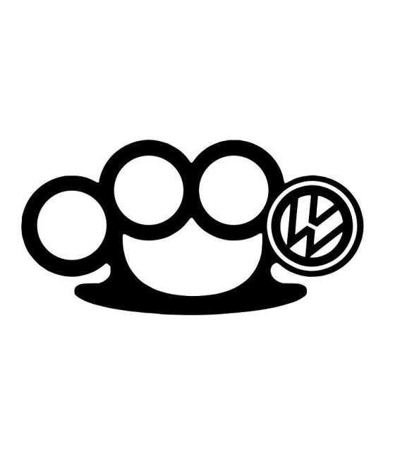 Stickers Coup de poing Américain VW